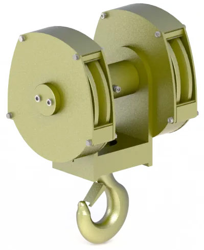 Conjunto Completo Gancho  Capacidade 12t (12.000kg)