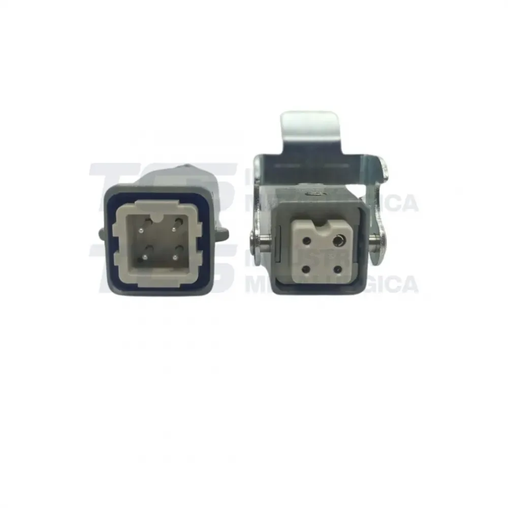 Conjunto Tomada / Plug - Conexão Rápida Painel Elétrico 4 Polos - 10A