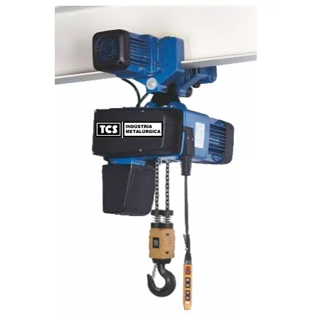 Talha Elétrica de Corrente - Modelo  "D" - 2t  / 6 metros - Trole Elétrico